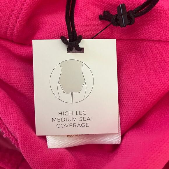 New Shade & Shore Hot Pink One Piece Swimsuit Small - Picture 4 of 4